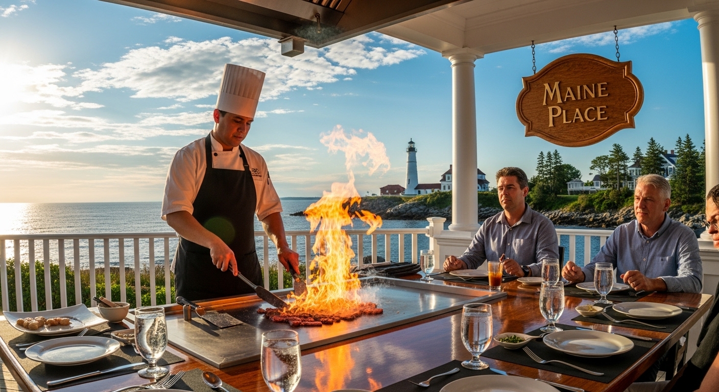 A tiny laptop in the palm of a hand