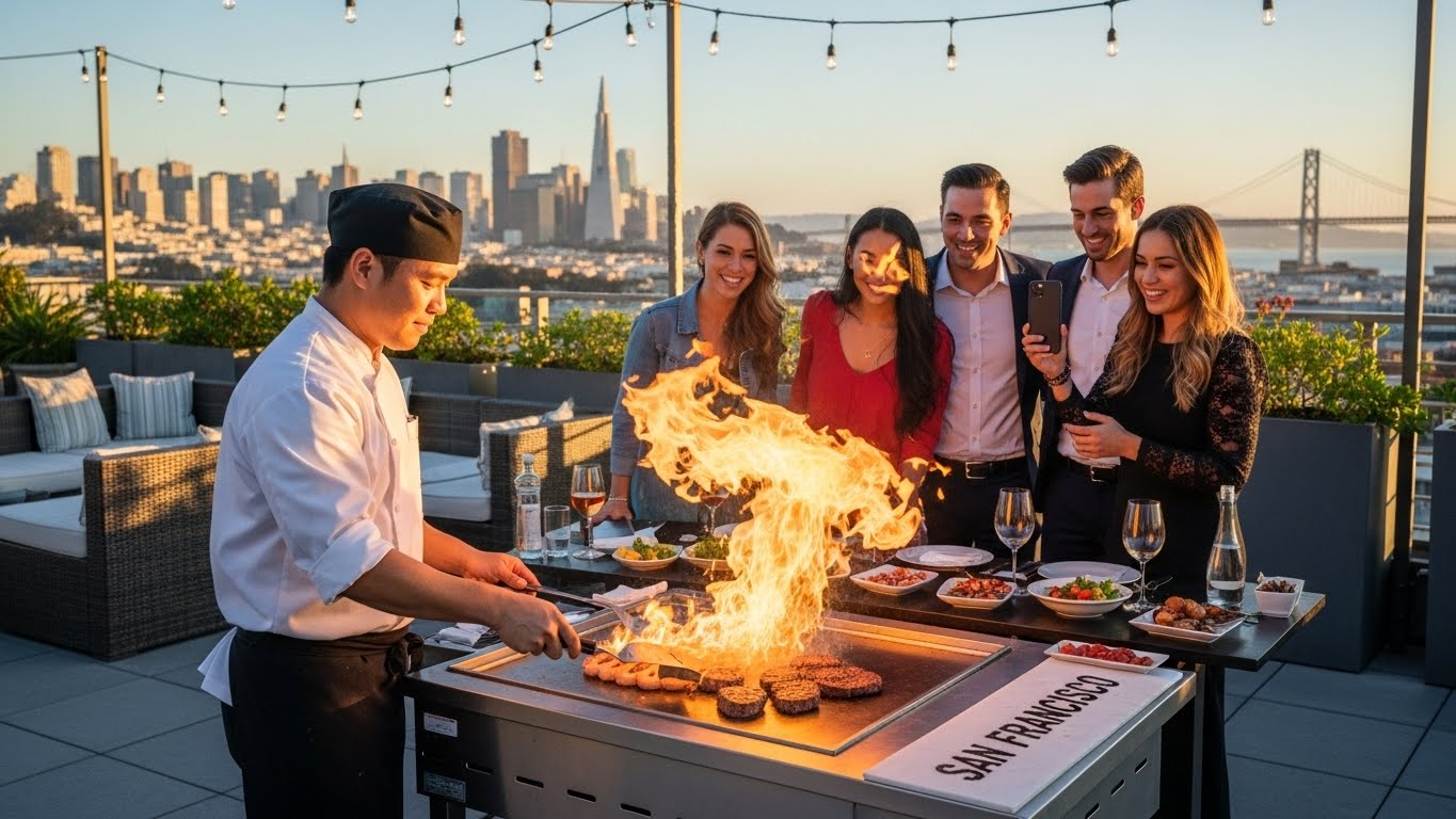 A tiny laptop in the palm of a hand