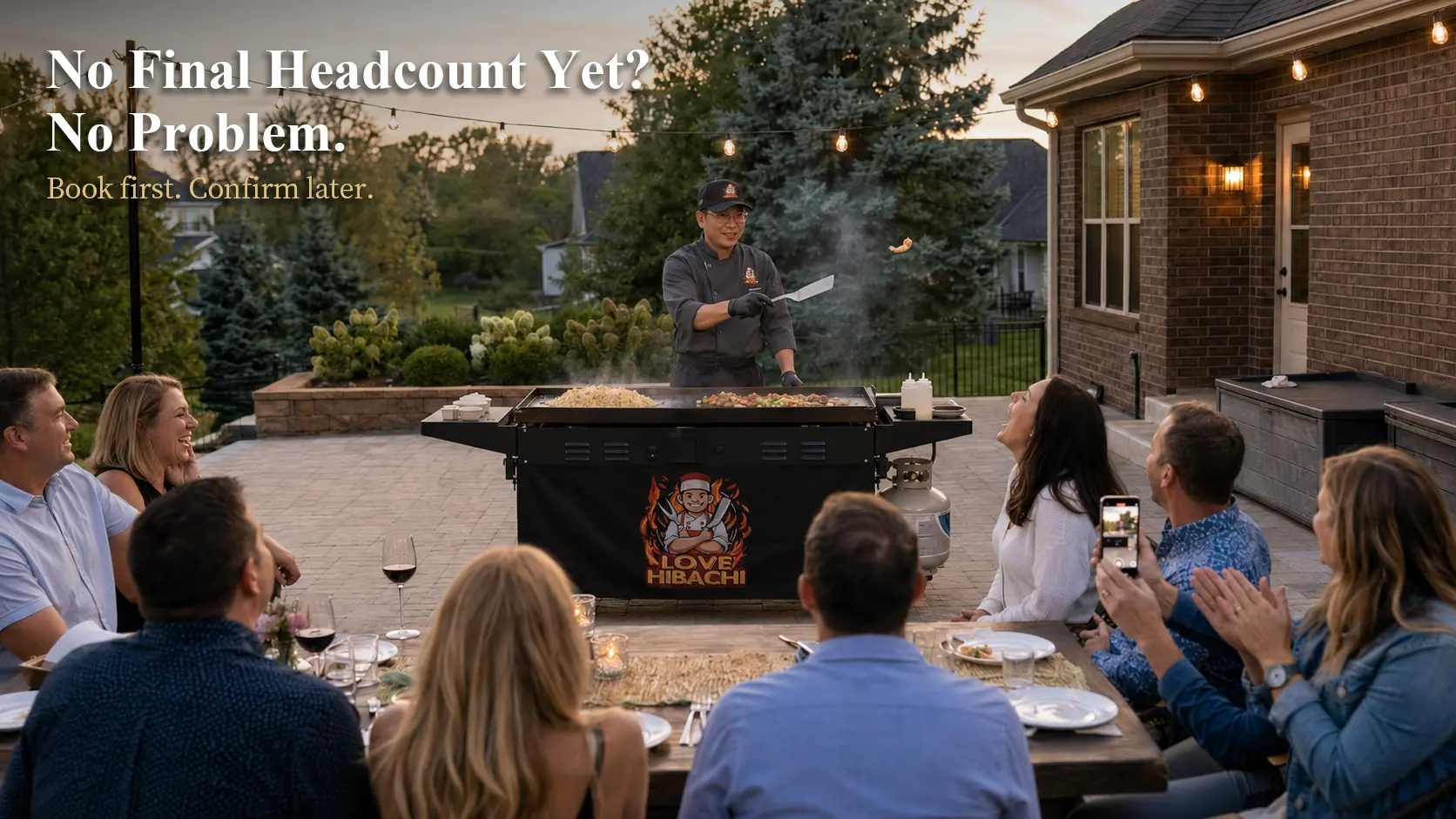 Do You Need a Final Headcount for St. Louis Hibachi
